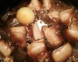 材料これだけ！豚とじゃがいものｺｰﾗ煮♪作り方6写真