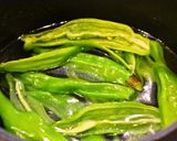 しし唐のクリチ詰めロースト　ビール最高！作り方1写真