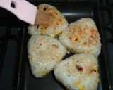 こんがり☆コーンバター醤油焼きおにぎり作り方5写真