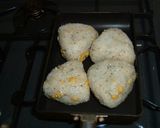 こんがり☆コーンバター醤油焼きおにぎり作り方4写真