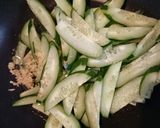 おばけきゅうり消費★胡瓜と豚肉の炒めもの作り方5写真