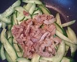 おばけきゅうり消費★胡瓜と豚肉の炒めもの作り方6写真