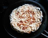 うどんでお好み焼き風♪作り方3写真