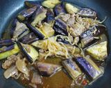 時短・簡単♪牛肉と茄子のピリ甘辛炒め煮作り方3写真