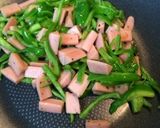青椒肉絲 炒飯作り方3写真