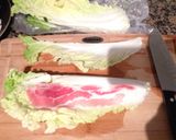 簡単♡塩昆布で♡白菜と豚バラの重ね蒸し作り方1写真