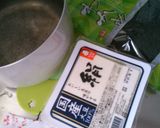 一番早い! 豆腐とワカメの味噌汁作り方1写真