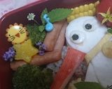 ベビーモンチッチ キャラ弁 こうのとり作り方19写真