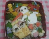 ベビーモンチッチ キャラ弁 こうのとり作り方22写真