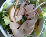 ☆ファミコレで♬簡単チキンサラダうどん☆作り方4写真