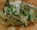 ゴーヤと玉ねぎの簡単酢の物♪作り方3写真