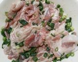レモンでネギ塩風味（お弁当用1人分）作り方1写真