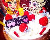 誕生日ケーキ☆アナと雪の女王デコチョコ作り方7写真