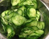 ♪きゅうりとワカメとしらすの酢の物♪作り方2写真