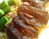 タジンでお肉ふっくら蒸し焼き作り方6写真