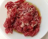 安い牛こまで！牛ゴボウ炊き込みご飯^ ^作り方2写真