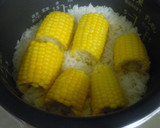 とうもろこしの炊き込みご飯作り方5写真