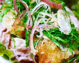 夏バテ解消！薬味おろしぽん酢☆ハンバーグ作り方14写真