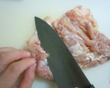 鶏モモ焼き☆大葉と梅肉おろし和え作り方3写真
