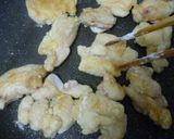 鶏モモ焼き☆大葉と梅肉おろし和え作り方5写真