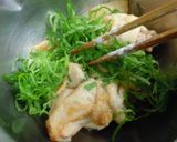 鶏モモ焼き☆大葉と梅肉おろし和え作り方6写真