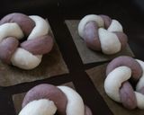 簡単成形☆二色のツイストベーグル作り方6写真