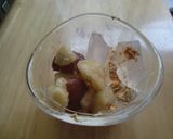 材料２つ　金時豆とお芋のサラダ作り方5写真