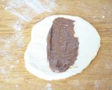 チョコとリンゴのパン作り方3写真