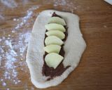 チョコとリンゴのパン作り方4写真