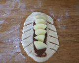 チョコとリンゴのパン作り方5写真