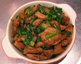 節約絶品肉屋さん疲労回復ニラレバ炒め作り方5写真