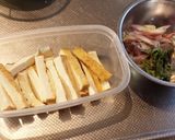 厚揚げと茗荷の塩昆布和え作り方2写真