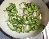 豆腐と卵のゴーヤチャンプルー作り方3写真