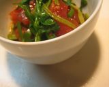*刺身と香り菜のコチュあえ*作り方3写真