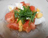 トマトと茹で卵の中華ドレッシング和え作り方11写真
