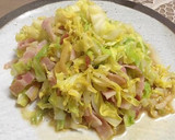 超簡単 キャベツとベーコンのバター炒め作り方3写真