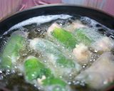 サーモンと湯葉のライスペーパー揚巻作り方4写真
