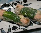 サーモンと湯葉のライスペーパー揚巻作り方6写真
