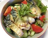 　＊　ノルウェー塩さば丼　＊作り方9写真