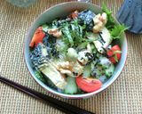 　＊　ノルウェー塩さば丼　＊作り方10写真