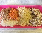 繊維質豊富★茸・根菜・おから鶏ハンバーグ作り方1写真