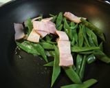 ♪インゲンとベーコンのバター醤油炒め♪作り方3写真