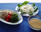 胡麻だれそうめんバジル風味作り方11写真