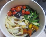 揚げ野菜の麺つゆ浸し作り方4写真