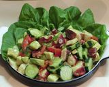 タコとたっぷり野菜のサラダ作り方4写真