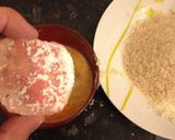 サクッと美味しいレンコンのひき肉詰め揚げ作り方3写真
