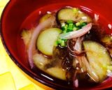 梅肉ともずくで爽やか冷やしおにぎり作り方5写真