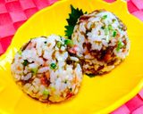 梅肉ともずくで爽やか冷やしおにぎり作り方4写真