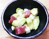簡単&うまっ♡アボカド&長いも前菜作り方3写真
