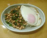 1人分の昼食に 和風ガパオライス作り方9写真